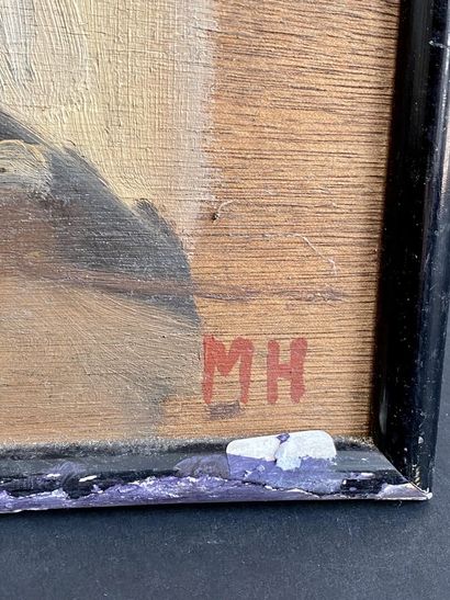null Mateo HERNANDEZ

(Béjar 1885- 1949 Meudon)

Three birds

Oil on panel, signed...