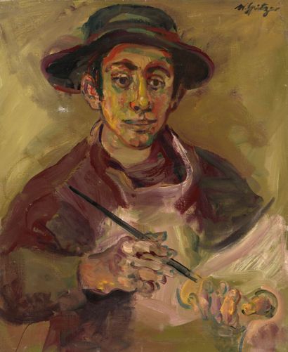 Walter SPITZER

(Cieszyn 1927 - 2021 Paris)

Self-portrait...