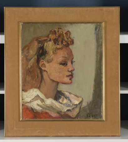 null 
Alexandre GARBELL




(Riga 1903 - 1970 Paris)




Portrait of a young girl




Oil...