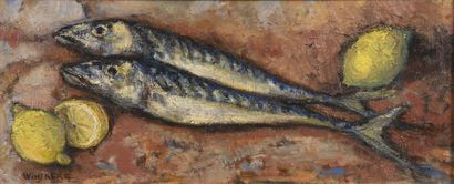 null 
Jacques WINSBERG

(Paris 1929 - 1999 Belvézet)




Still life with fish




Oil...