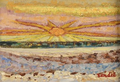 Gabriel ZENDEL

(Jezov 1906 - 1992 Paris)

Sun

Oil...
