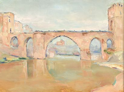 null Wladimir de TERLIKOWSKI

(Poraj 1873 -1951 Paris)

The Bridge of Saint Martin...
