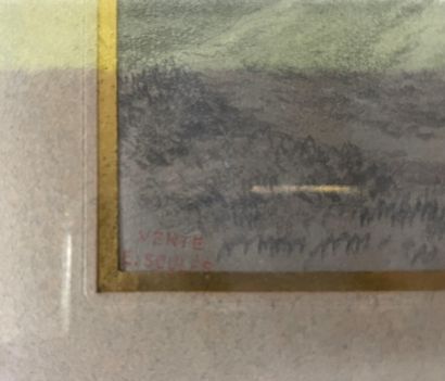 null Eugène Edouard SOULES (1811-1876)

Vue de falaises. 

Dessin au fusain et craie...