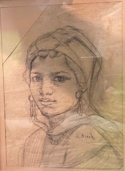 null Alphonse BIRCK (1859-1942)

Portrait de jeune femme orientale

Crayon noir sur...