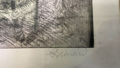null Albert BESNARD (1849-1934)

"La lettre"

Eau-forte signée au crayon en bas à...