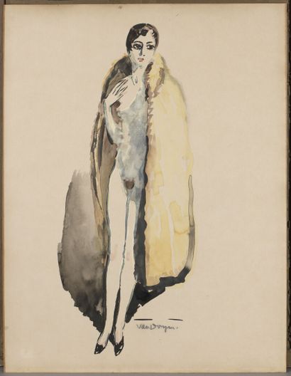 null Kees van DONGEN

(Rotterdam 1877 - Monte Carlo 1968)

Portrait of Edmonde Guy

Watercolor

82,5...