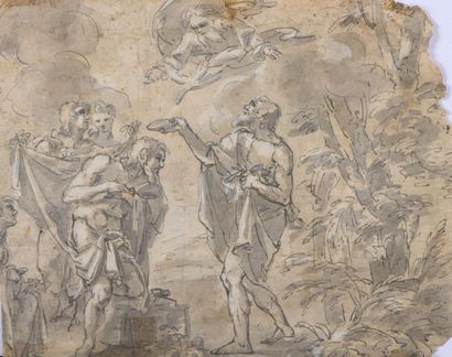 null ITALIAN SCHOOL circa 1760

The Baptism of Christ

Pen and black ink, grey wash

22,5...