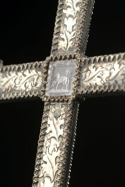 null Oratory cross

Silver and rock crystal

Augsburg circa 1600



The chased silver...