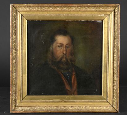 null French school of the 19th century

Portrait of a man

On its original canvas

43,5...