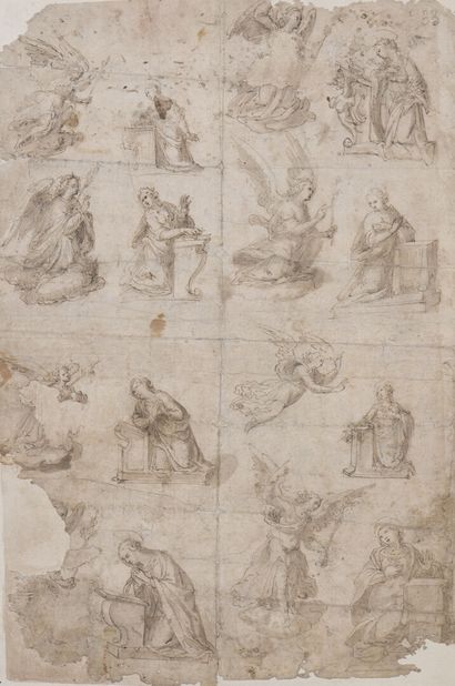 null 18th century ITALIAN school

Studies for an Annunciation

Pen and brown ink,...