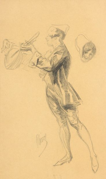null Jules CHÉRET (1836-1932)

Study of a lute player

Charcoal.

37 x 22,5 cm