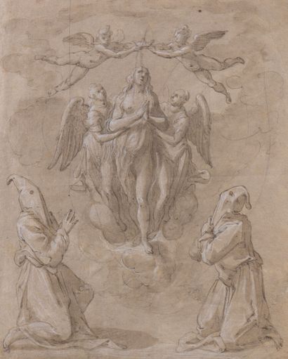 null 17th century ITALIAN school, follower of Anton van DYCK

Mary Magdalene in glory,...