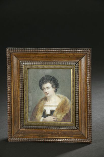 null *DENURCELLE

(Active in the first part of the 19th century)

Portrait of Talma

Cardboard

13...
