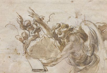 null 18th century ITALIAN school

An angel and a putto

Pen and brown ink, brown...