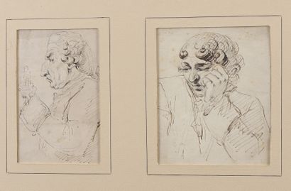 null Attributed to Vivant DENON

(1747 - 1825)

Two heads of expression

Two drawings...