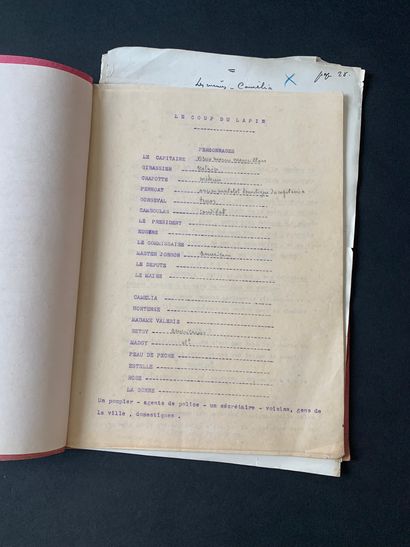 null HENRIOT (1857-1933)

Typescript of Le coup du Lapin with handwritten corrections...