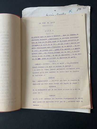 null HENRIOT (1857-1933)

Tapuscrit du coup du Lapin avec corrections manuscrites...