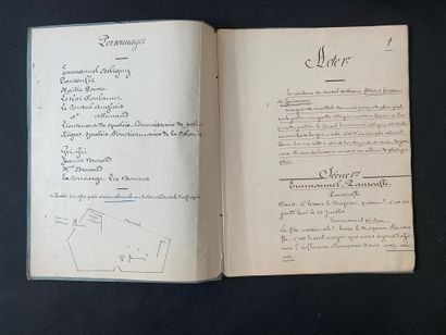 null HENRIOT (1857-1933)

Autograph manuscript of Gri-Gri, operetta in three acts....
