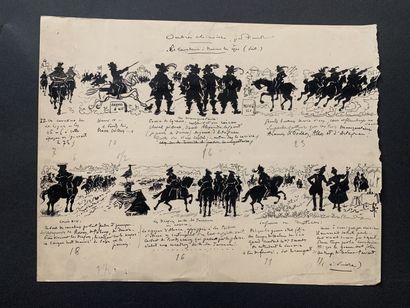 null HENRIOT (1857-1933)

Deux illustrations : 

"Ombres chinoise : La cavalerie...