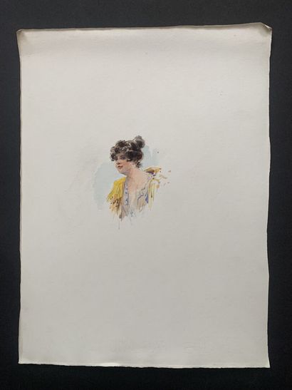 null HENRIOT (1857-1933)

Portraits de jeunes femmes et élégantes

Cinq aquarelles...