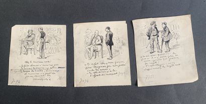 null HENRIOT (1857-1933)

Important ensemble de vignettes d'illustrations, croquis...