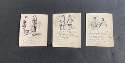 null HENRIOT (1857-1933)

Important ensemble de vignettes d'illustrations, croquis...
