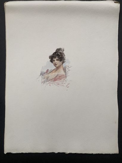 null HENRIOT (1857-1933)

Portraits de jeunes femmes et élégantes

Cinq aquarelles...