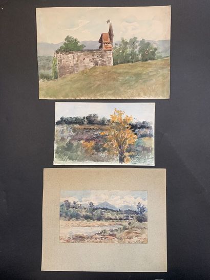HENRIOT (1857-1933)

Landscapes

Set of ten...