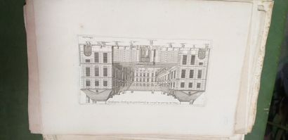 null "Views of architecture after Marot including Parisian mansions".

Stamp of the...