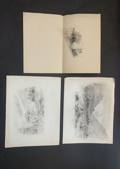 null HENRIOT (1857-1933)

Paysages de montagne, rivières

Ensemble de dix aquarelles...