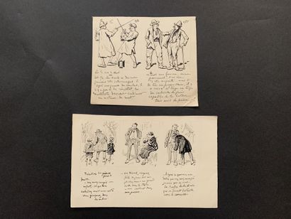 null HENRIOT (1857-1933)

Six illustrations : 

Hunters, memories of war ... 

Pen...