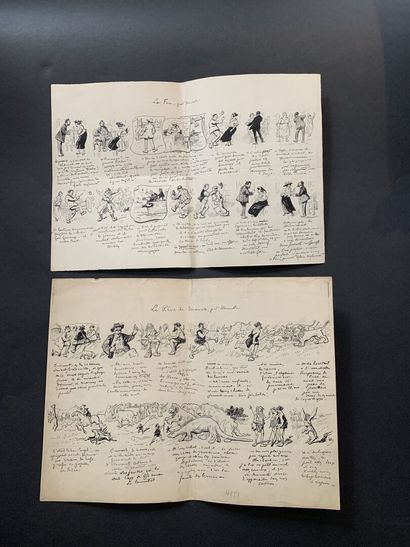 null HENRIOT (1857-1933)

Six illustrations : 

" Le fou" 

" Le rêve de marins"

"...