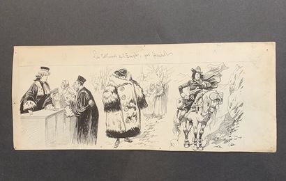 null HENRIOT (1857-1933)

Trois planches d'illustrations : 

"Récits de chasse"

Couple...