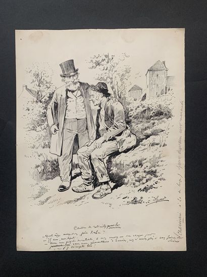 HENRIOT (1857-1933)

Deux illustrations :...