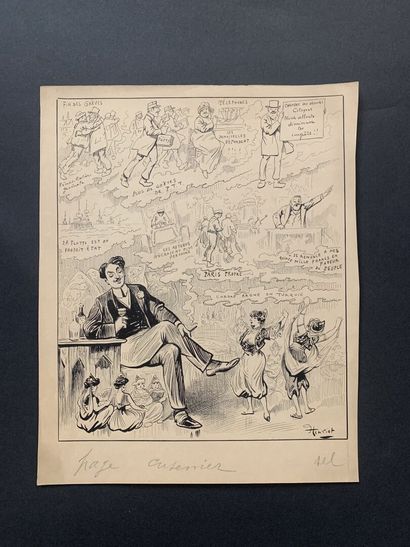 null HENRIOT (1857-1933)

Illustration : 

Le buveur d'oxygené cusenier

Plume sur...