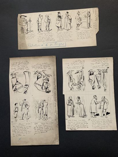 null HENRIOT (1857-1933)

Croquis et clichés 

Huit planches d'illustrations à la...