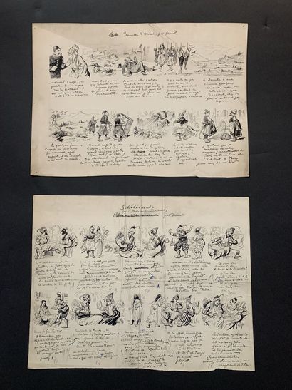 null HENRIOT (1857-1933)

Trois illustrations : 

"Le vieux turc (lettre de Gallipoli)"

"Nouvelles...