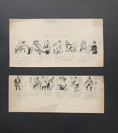 null HENRIOT (1857-1933)

Quatre planches d'illustrations :

"Le prochain nouvel...