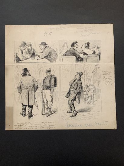 null HENRIOT (1857-1933)

Illustration : 

Discussions sur la guerre 

Plume sur...