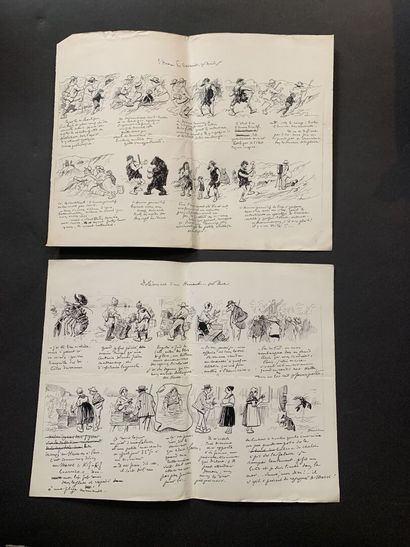 null HENRIOT (1857-1933)

Six illustrations : 

" Le fou" 

" Le rêve de marins"

"...