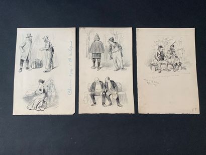 null HENRIOT (1857-1933)

Trois illustrations : 

Représentations de la vie mondaine...
