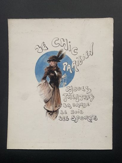 null HENRIOT (1857-1933)

Projet de publicité : "Le chic parisien : modes, théâtres,...