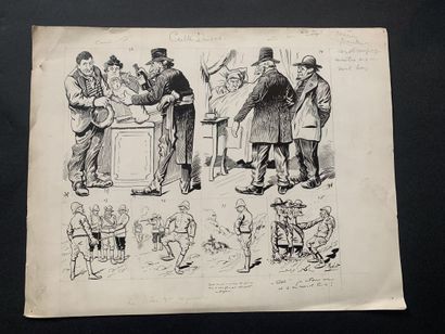 null HENRIOT (1857-1933)

Illustration : 

"Le Culte laïque"

Plume sur papier signée...