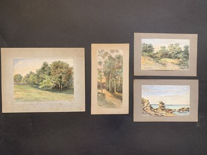 HENRIOT (1857-1933)

Landscapes

Set of eleven...
