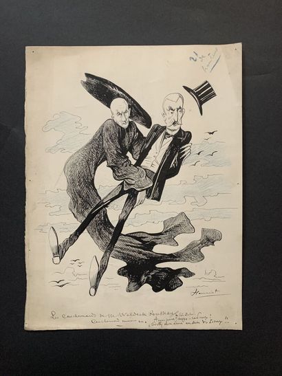 null HENRIOT (1857-1933)

Deux illustrations : 

"Les cauchemars de Waldeck Rousseau"...