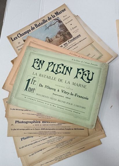 null Lots of music scores, vinyl postcards. 

Album of images (Edition in Epinal),...
