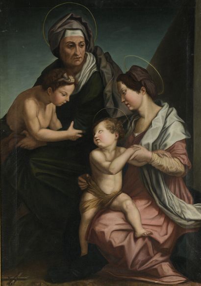 null 19th century ITALIAN school, after Andrea del SARTO 

Virgin and Child with...