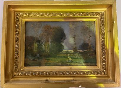 null G.A. GAGNAN

Animated Countryside

Oil on cardboard, signed lower left

15,5...