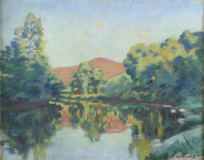 null Armand GUILLAUMIN (1841-1927)

La montagne rose

Pastel sur papier, signé en...