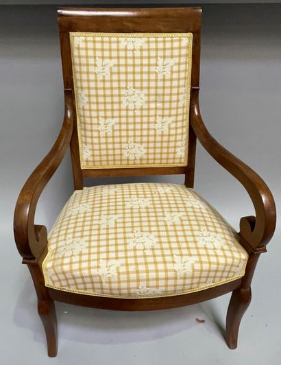 null 
Quatre fauteuil en bois naturel de style Louis Philippe




92 x 59 x 47 cm...